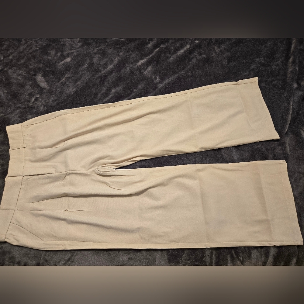 Cream Wide Legged Pants
